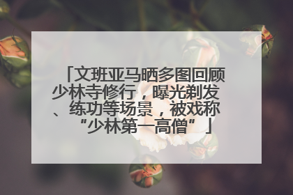 文班亚马晒多图回顾少林寺修行，曝光剃发、练功等场景，被戏称“少林第一高僧”