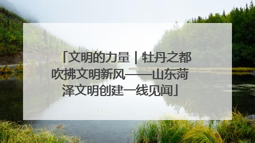 文明的力量｜牡丹之都吹拂文明新风——山东菏泽文明创建一线见闻
