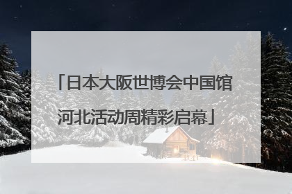 日本大阪世博会中国馆河北活动周精彩启幕