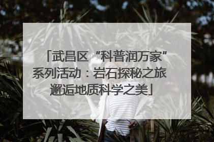 武昌区“科普润万家”系列活动：岩石探秘之旅 邂逅地质科学之美