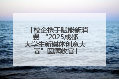 校企携手赋能新消费 “2025成都大学生新媒体创意大赛”圆满收官