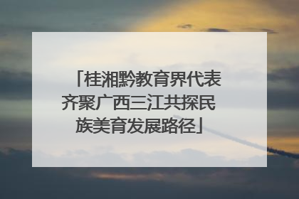 桂湘黔教育界代表齐聚广西三江共探民族美育发展路径