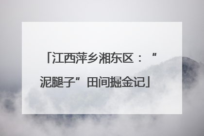 江西萍乡湘东区：“泥腿子”田间掘金记