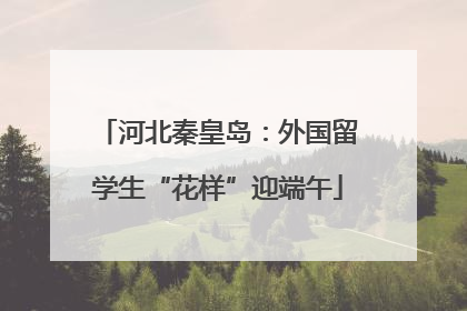 河北秦皇岛：外国留学生“花样”迎端午