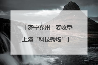 济宁兖州：麦收季上演“科技秀场”