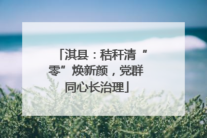 淇县：秸秆清“零”焕新颜，党群同心长治理