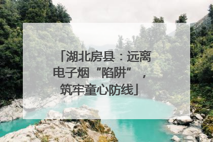 湖北房县：远离电子烟“陷阱”，筑牢童心防线