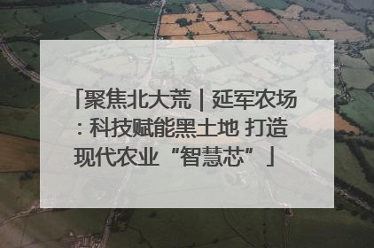 聚焦北大荒｜延军农场：科技赋能黑土地 打造现代农业“智慧芯”