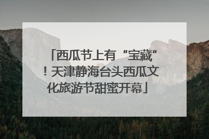 西瓜节上有“宝藏”！天津静海台头西瓜文化旅游节甜蜜开幕