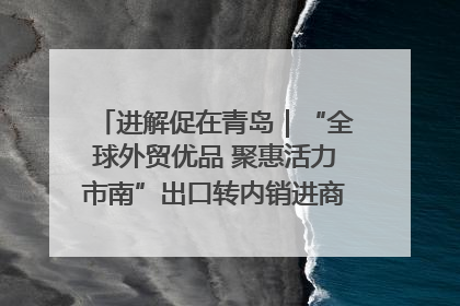 进解促在青岛｜“全球外贸优品 聚惠活力市南”出口转内销进商超专场活动启动