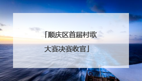 顺庆区首届村歌大赛决赛收官