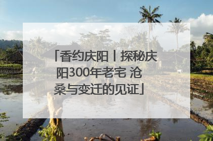 香约庆阳丨探秘庆阳300年老宅 沧桑与变迁的见证