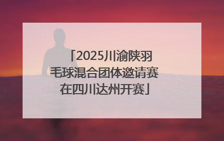 2025川渝陕羽毛球混合团体邀请赛在四川达州开赛
