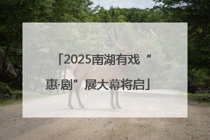 2025南湖有戏“惠·剧”展大幕将启