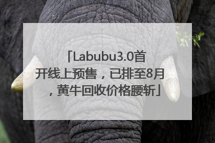 Labubu3.0首开线上预售，已排至8月，黄牛回收价格腰斩